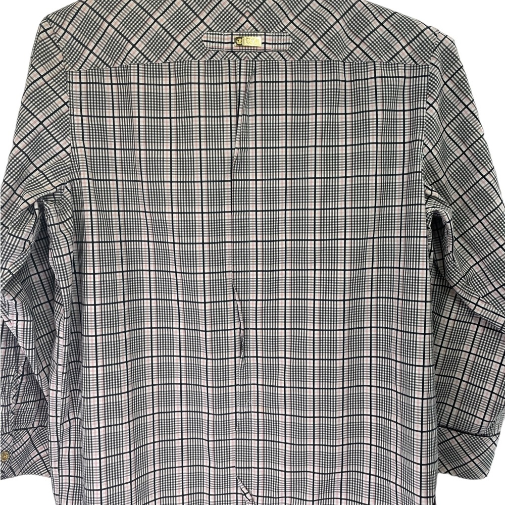 Cavi Mens Sz 4XL Black/White/Pink Button Up Dress Shirt‎ (H17) NW/OTs - Picture 7 of 8